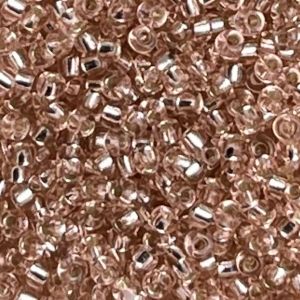 Rocalla Miyuki #11 SilverLined Pale Rose