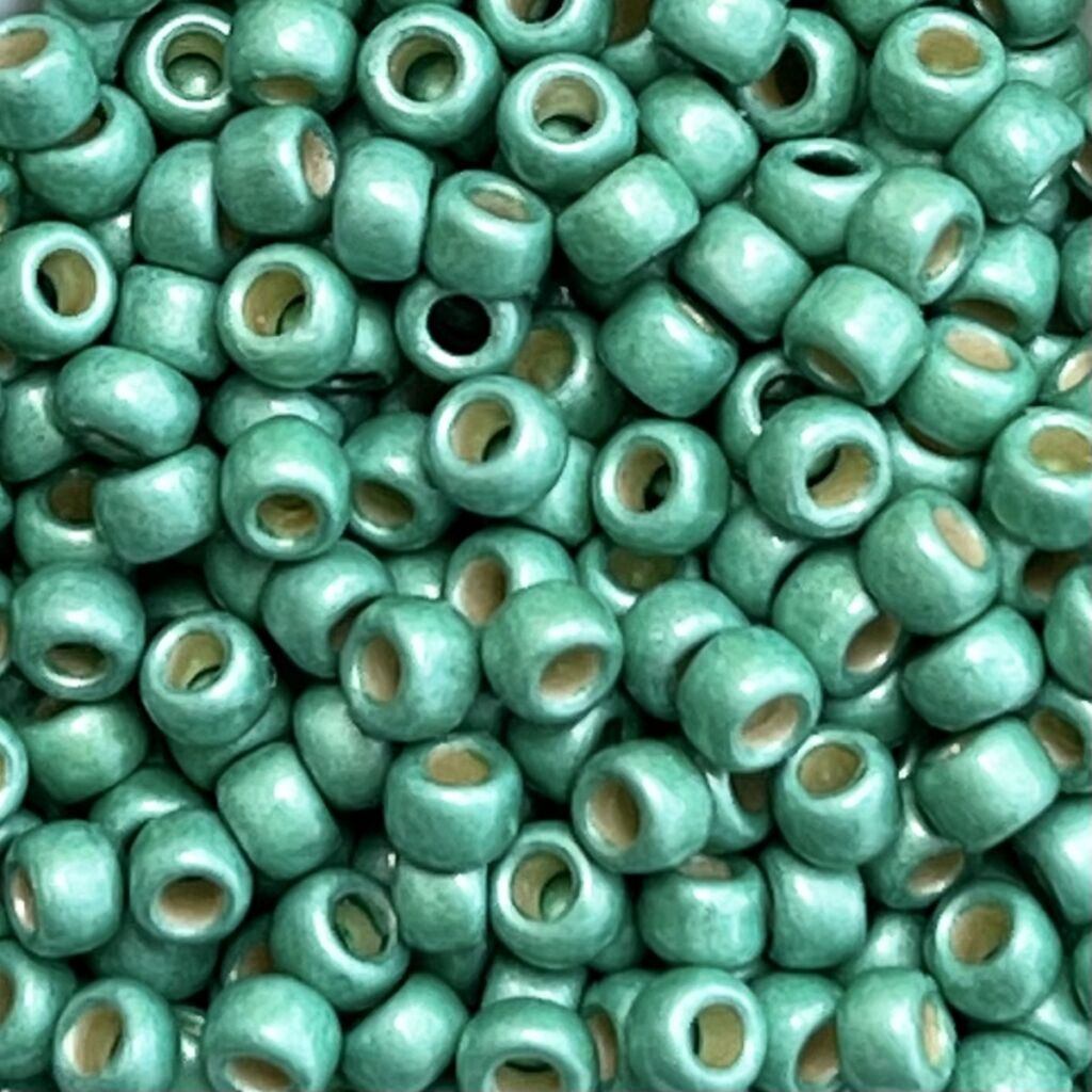 Round #8 PermaFinish Matte Galvanized Spring Green