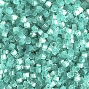 Delica Bead Dyed Lt Aqua Green Silk Satin