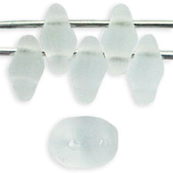 SuperDuo 2x5mm Matte Crystal