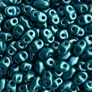 MiniDuo 4x2mm Pearl Coat – Dk Teal x 10 grs