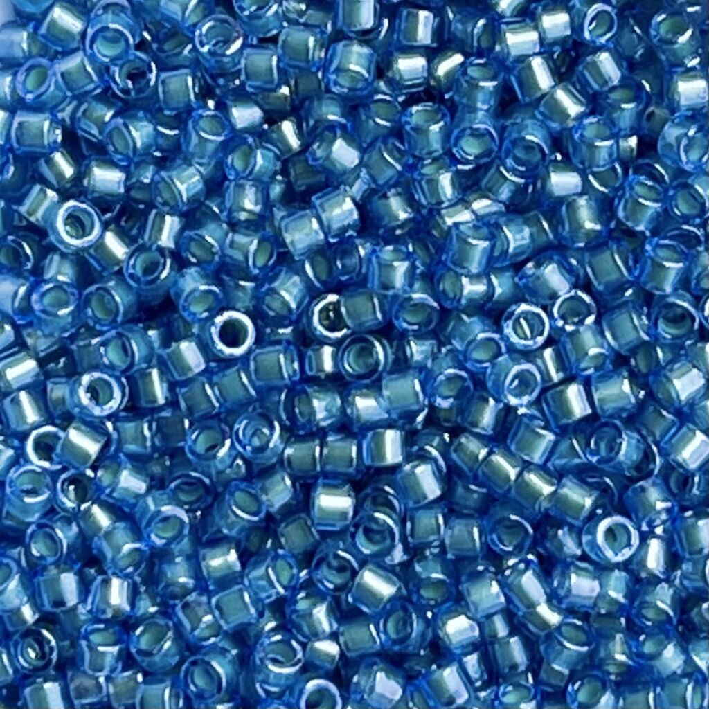 Delica Bead Mint Pearl Lined Azure