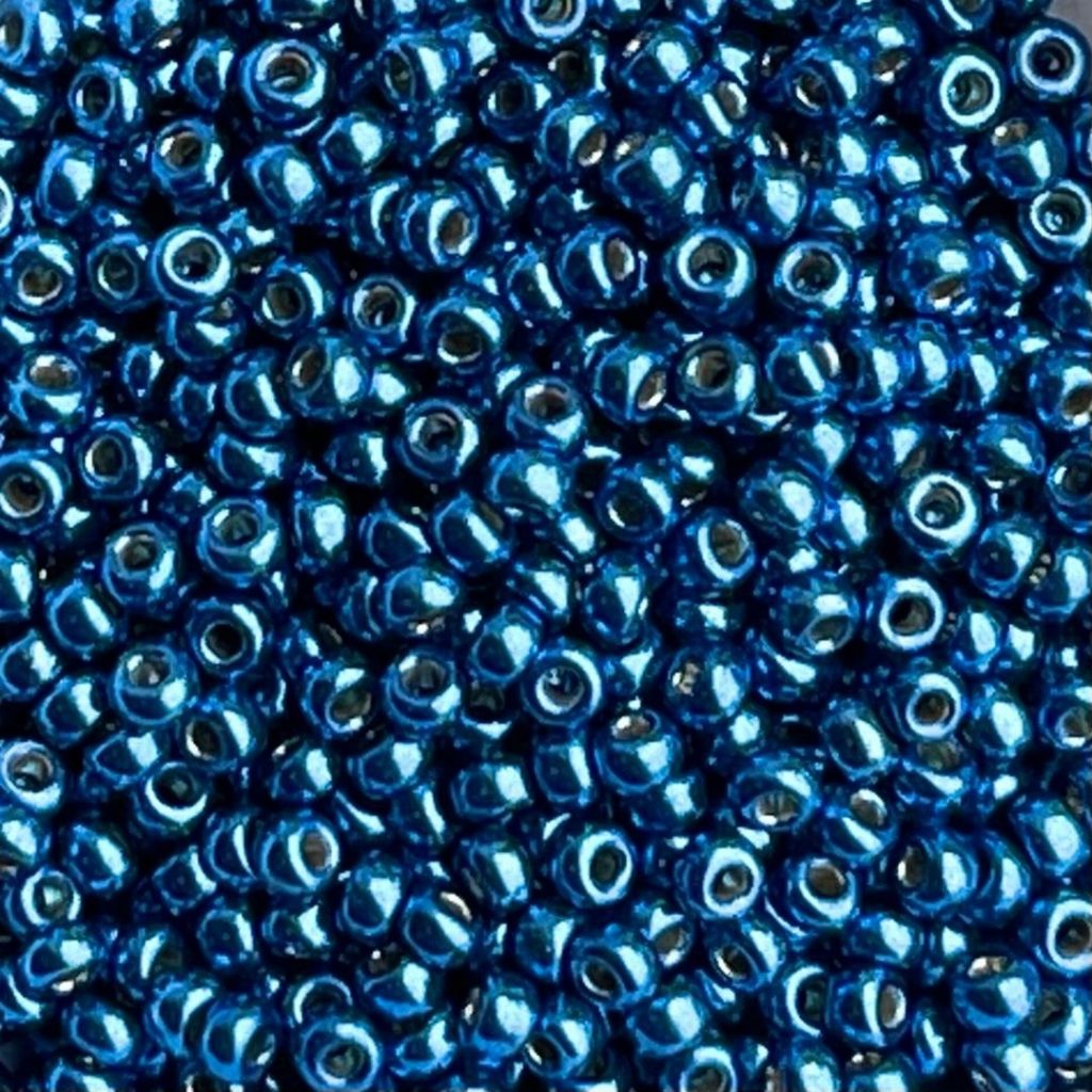 Rocalla Miyuki #11 Duracoat Galvanized Deep Aqua Blue