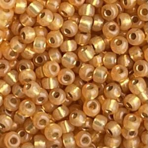Rocalla Miyuki #8 Duracoat  SilverLined Maize