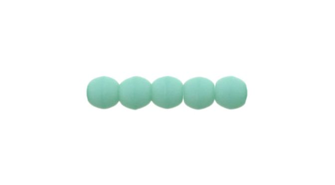 Round Beads 2mm Matte Turquoise 100bds/str