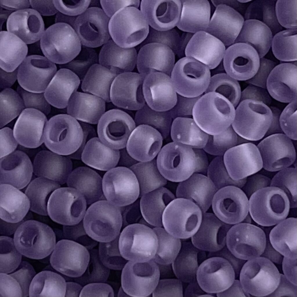 Round #8 Transparent Frosted Sugar Plum