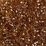 Delica Bead Lined Topaz AB