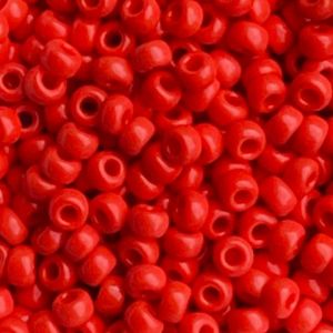 Rocalla Miyuki #8 Opaque Vermillion Red