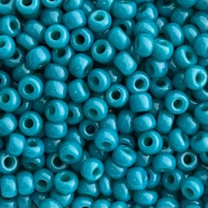 Rocalla Miyuki #8 Duracoat Opaque Dyed Blue Green