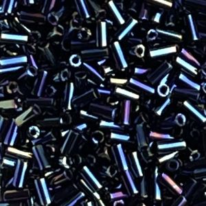 Bugle #1 (3mm) Metallic Blue Iris