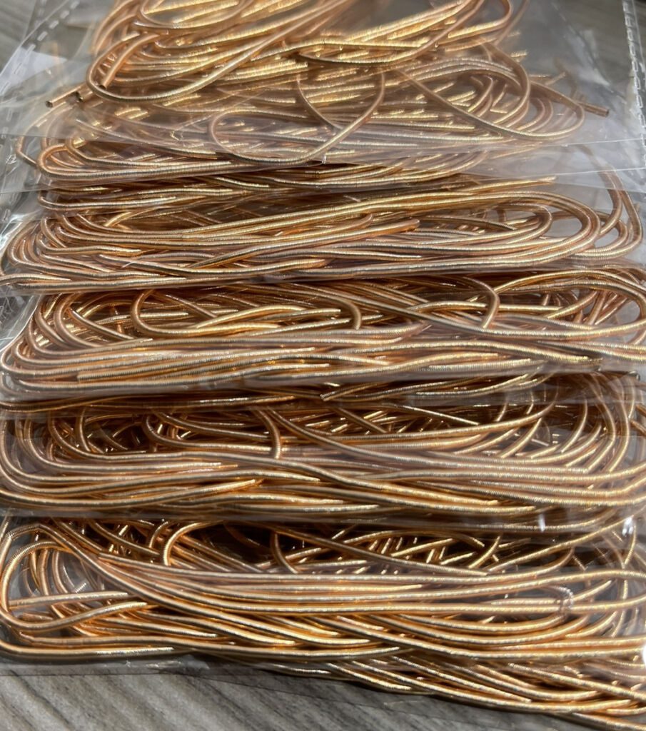 French Wire Gold Dk - Heavy (1,1 mm) x 4,5 grs