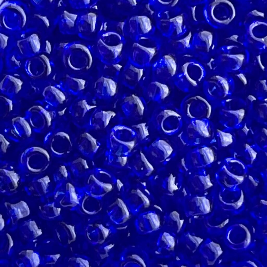 Round #8 Transparent Cobalt