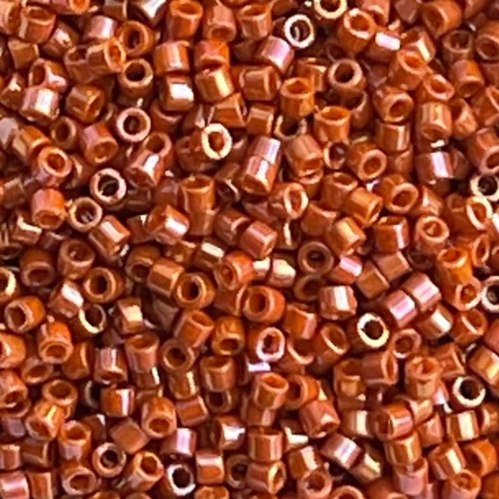 Delica Glazed Opaque Burnt Orange