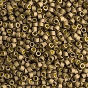 Delica Bead Matte Metallic Olive Gold