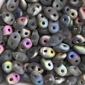 SuperDuo 5x2mm Matte Crystal Vitral
