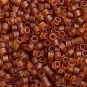 Delica Bead Matte Transparent  Dk Topaz