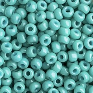 Rocalla Miyuki #8 Duracoat Opaque Dyed Turquoise
