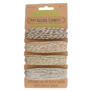 HEMP 4 Color Card .55MM Metallic Vintage 10 lb test