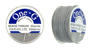 One-G Thread 50 Yard Spool Lt Gray