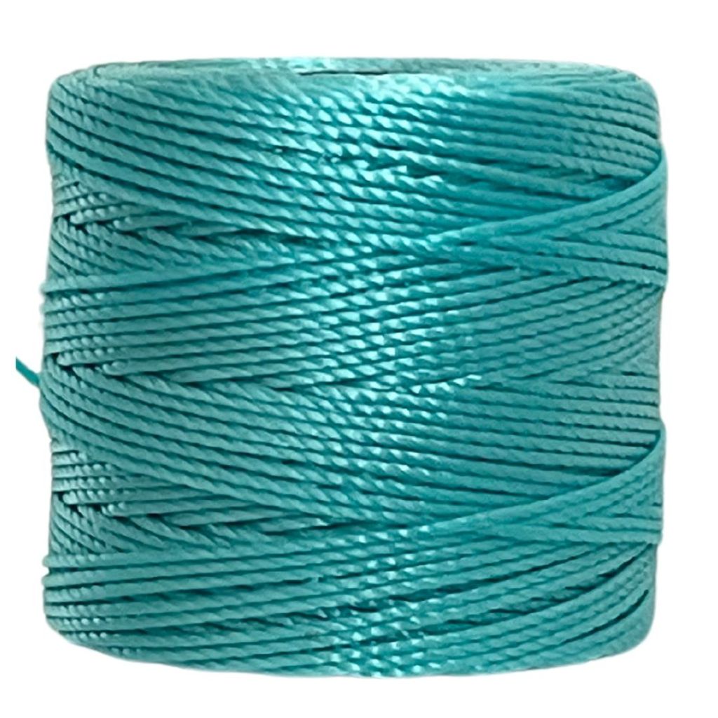 S-LON Tex210 Bead Cord Aqua - .55 X 77 YD aprox.