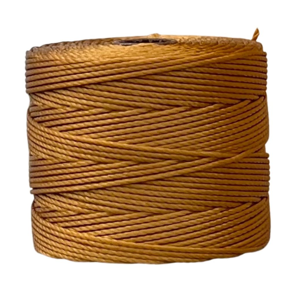 S-LON Tex210 Bead Cord Gold - ,55 X 77YD aprox.