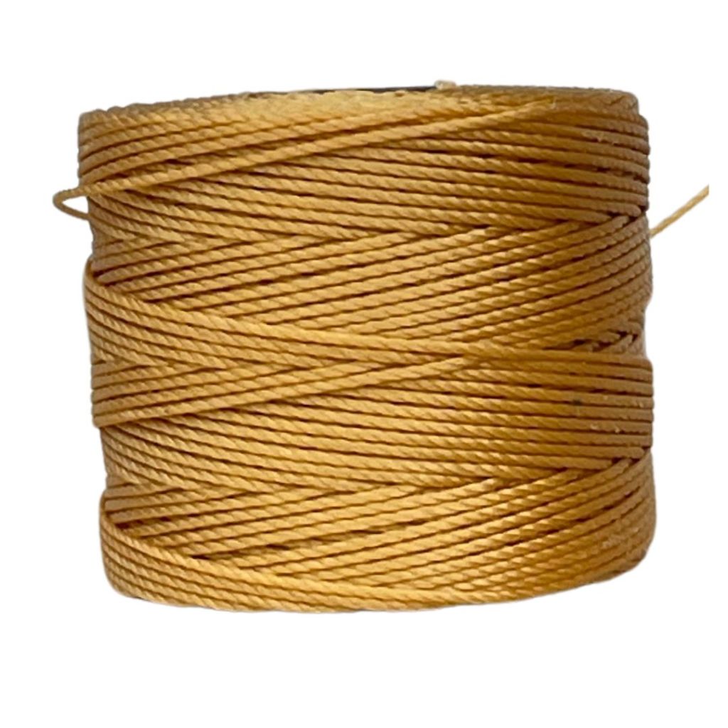 S-LON Tex210 Bead Cord Marigold - ,55 X 77 YRD aprox.