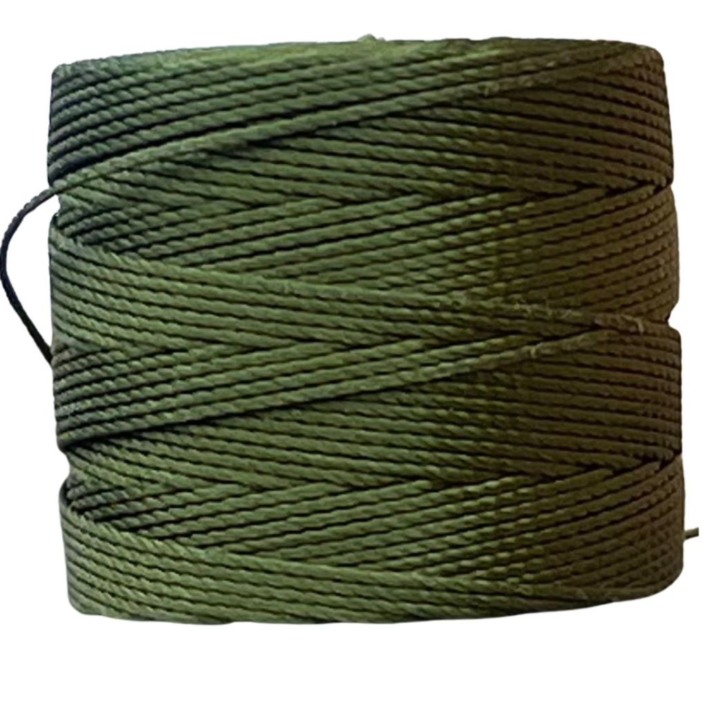 S-LON Tex210 Bead Cord Olivine ,55 x 77 YRD aprox.