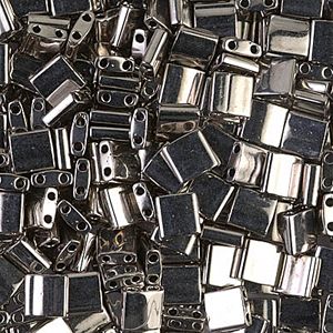 Tila Bead 5mm Nickel Plated
