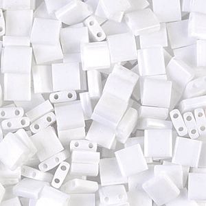 Tila Bead 5mm Opaque White