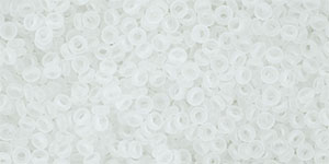 Demi Round Transparent-Frosted Crystal