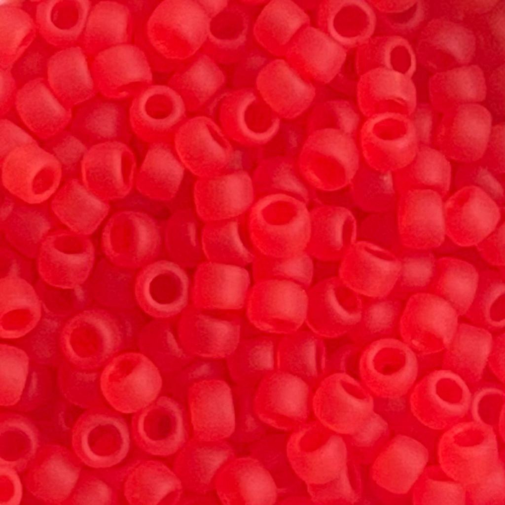 Round #8 Transparent - Frosted Lt Siam Ruby