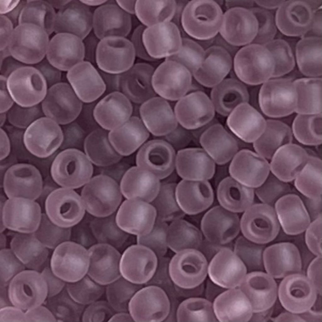 Round #8 Transparent Frosted Lt Amethyst x 10 grs