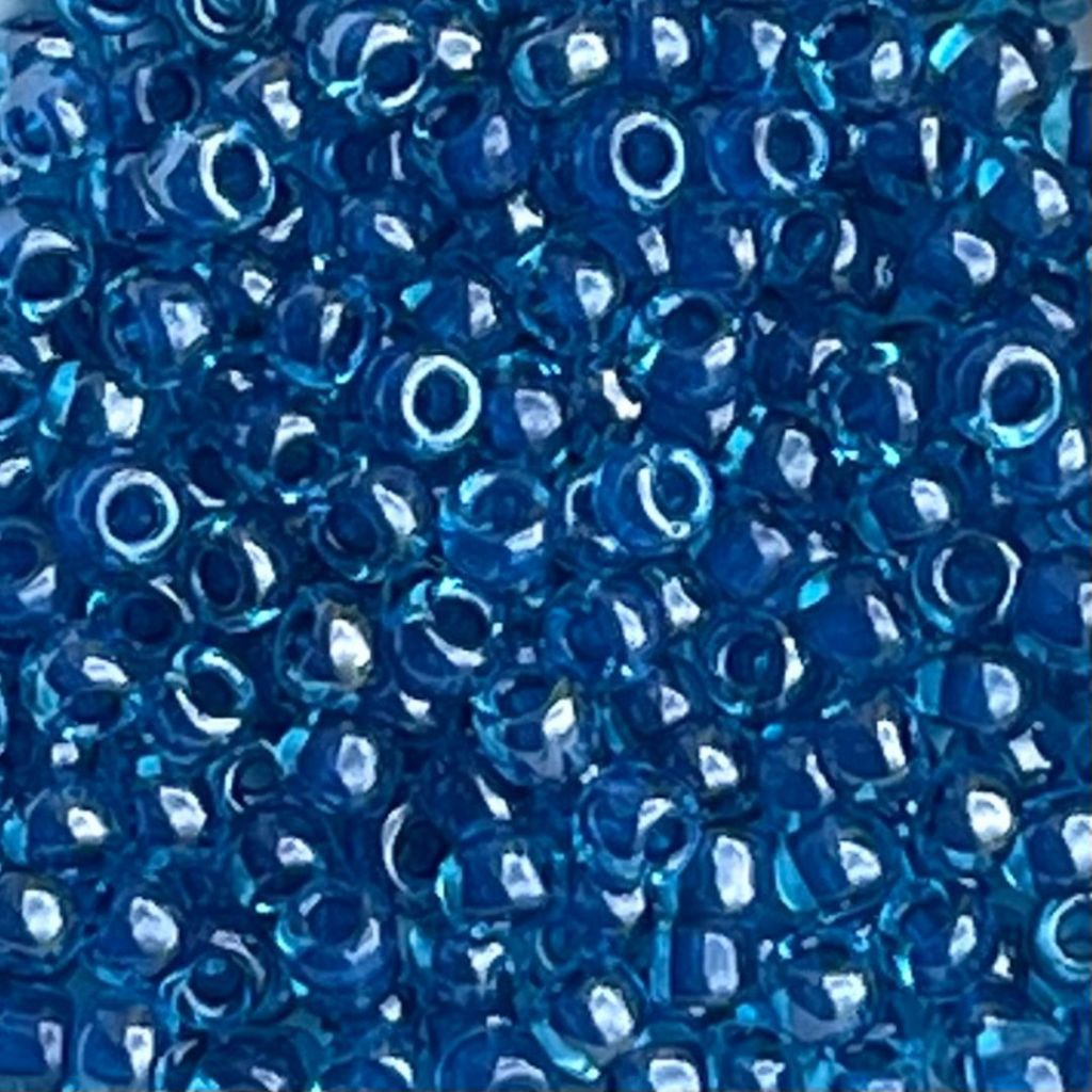 Round #8 Inside-Color Aqua Capri -Lined x 10 grs