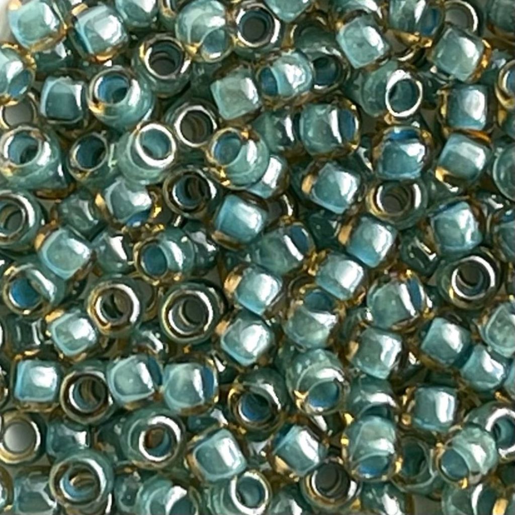 Round #8 Inside Color Jonquil Turquoise Lined