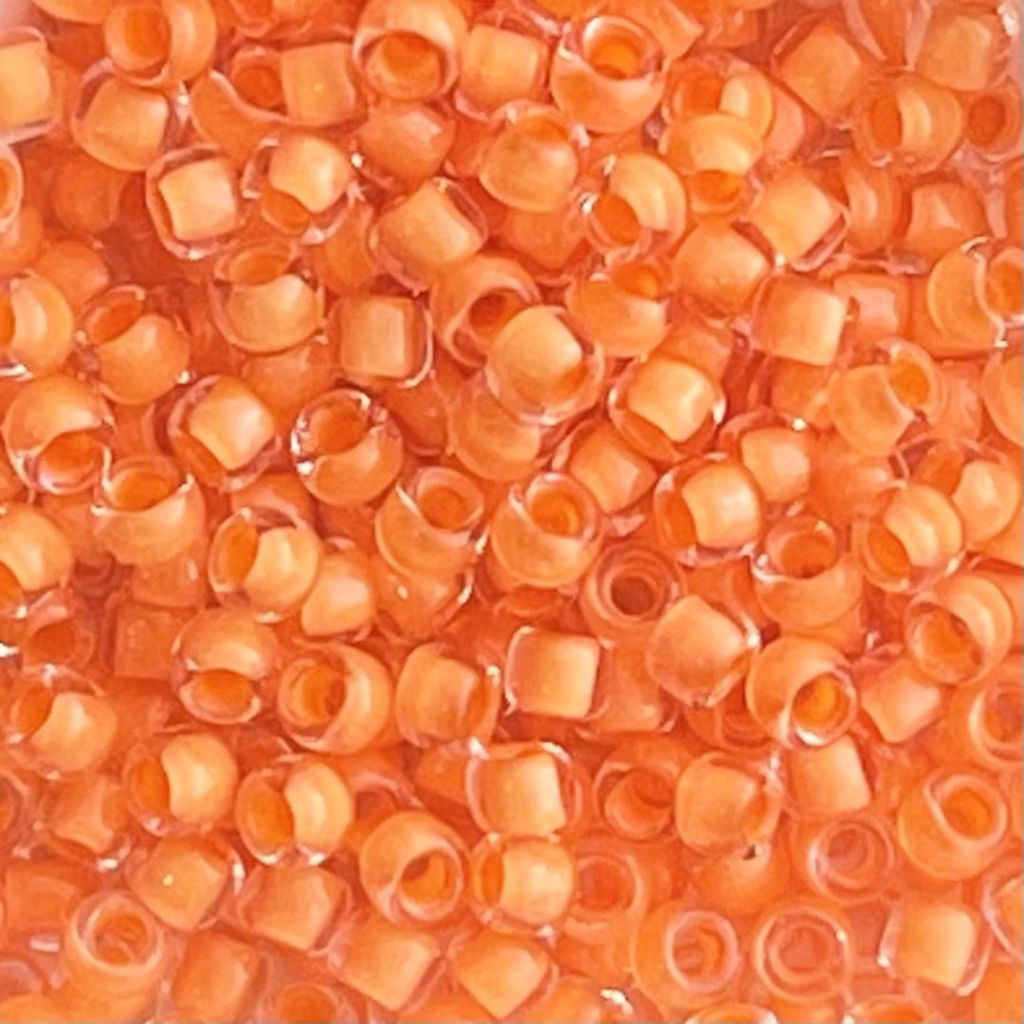 Round #8 Inside-Color Crystal Apricot Lined