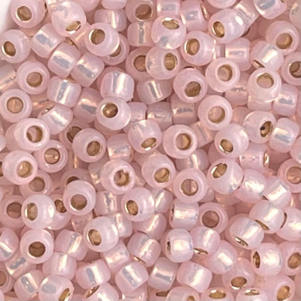 Round #8 PermaFinish SilverLined Milky Soft Pink x 10 grs
