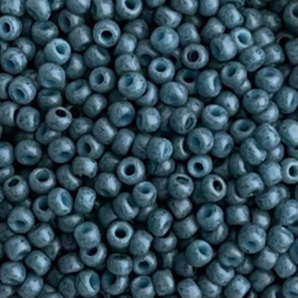 Round #11 Semi Glazed Blue Turquoise