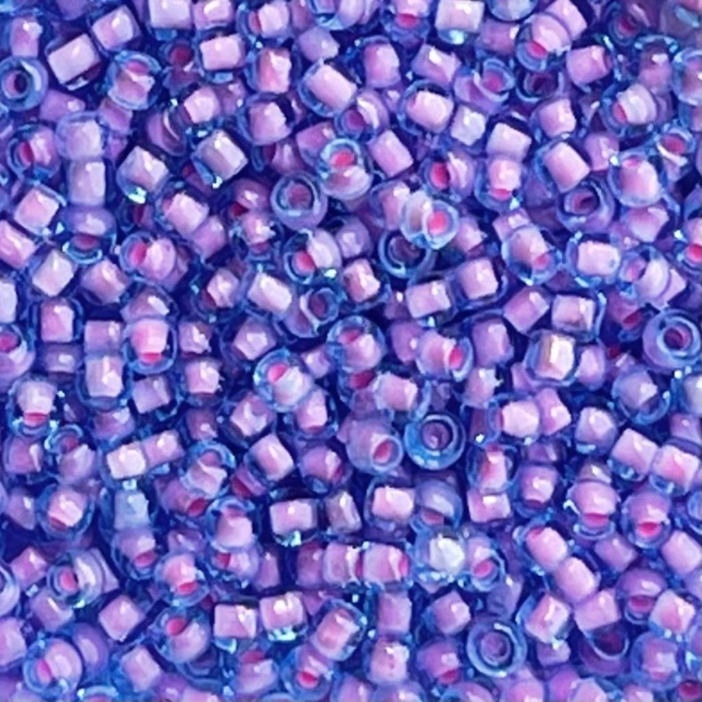 Round #11 Inside Color Aqua Bubble Gum Pink