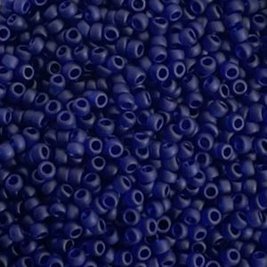 Round #15 Transparent Frosted Cobalt