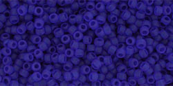 Round #15 Transparent-Frosted Dk Sapphire
