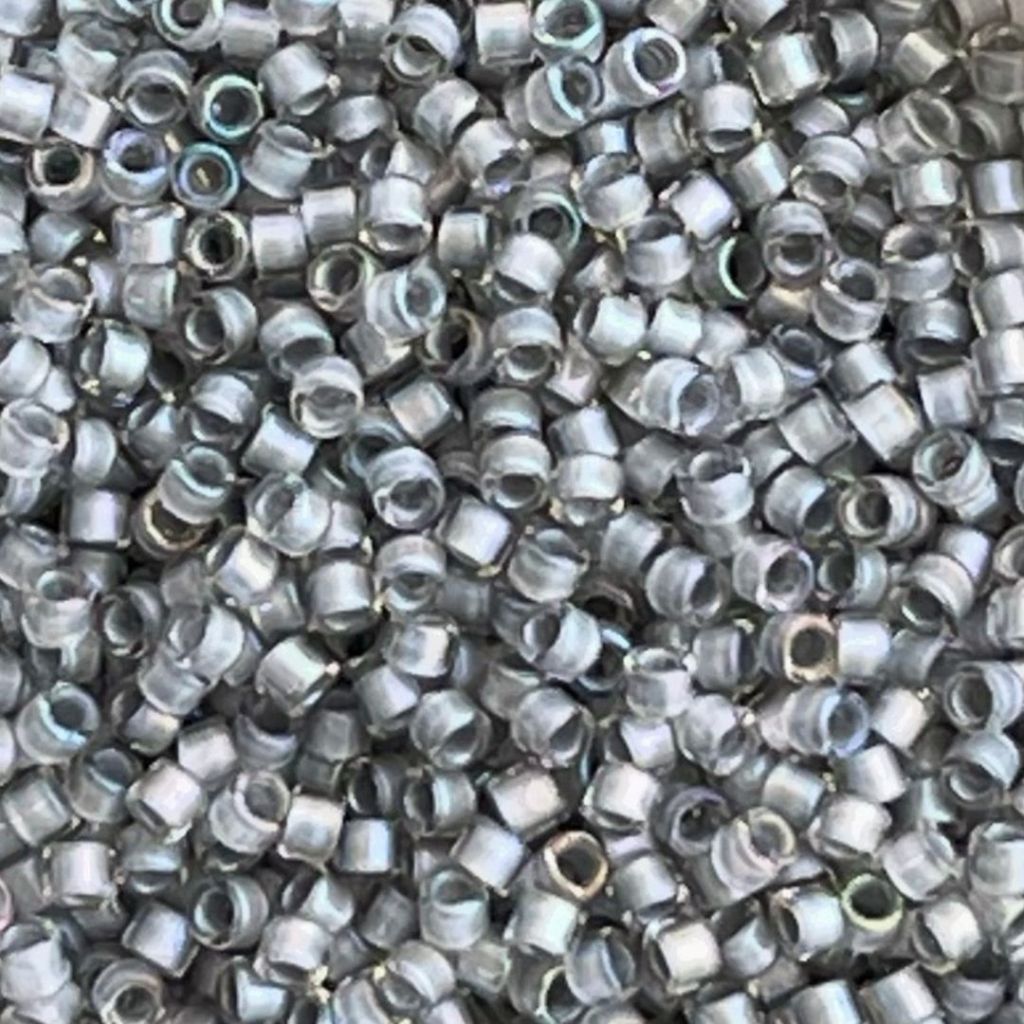 Treasure Light Gray-Lined Crystal Luster Rainbow