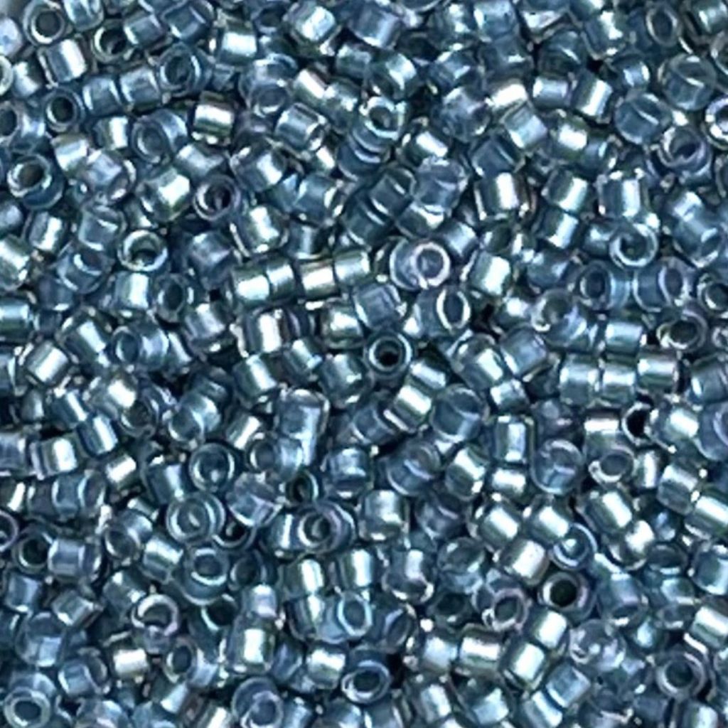 Light Capri-Lined Crystal Luster Rainbow  x 10 GRS