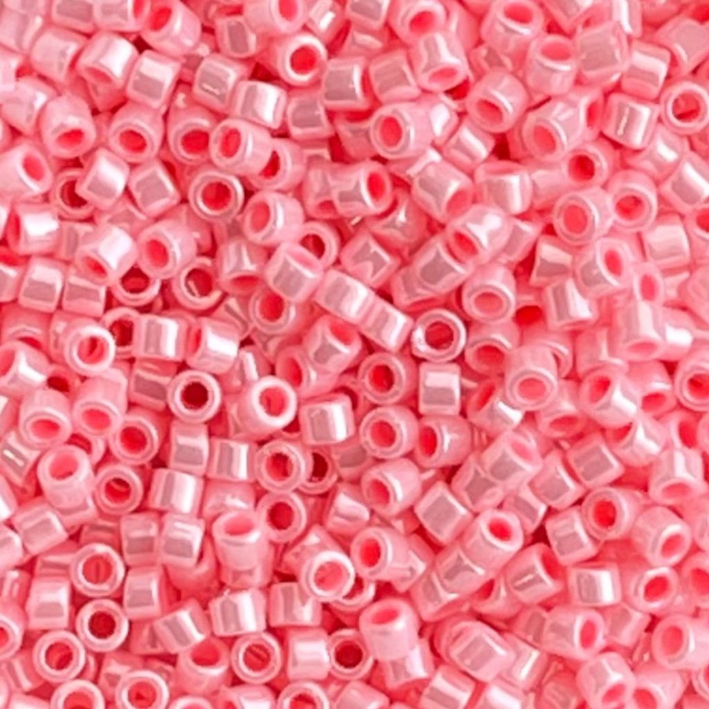 Treasure Opaque Pastel Peach Blossom Luster
