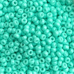 Miyuki Rocalla #11 Duracoat Opaque Dyed Seafoam