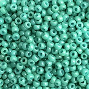 Miyuki Rocalla #11 Duracoat Opaque Dyed Turquoise