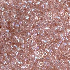 Delica Bead Transparent Pink Mist AB