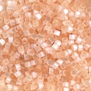 Delica Bead Peach Silk Satin