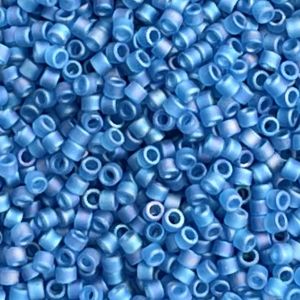 Delica Bead Matte Transparent Lt Blue AB