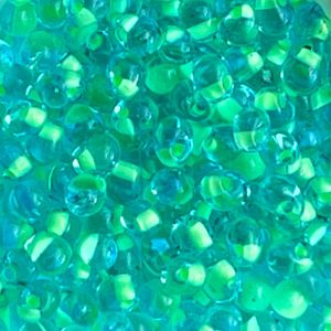 Drop 3.4mm Mint Green Lined Light Blue