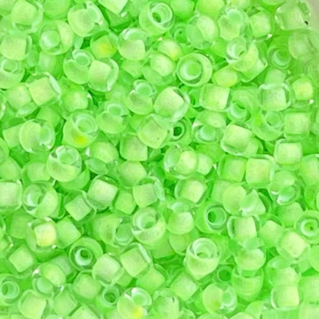 Round #8 Reflection Neon Green